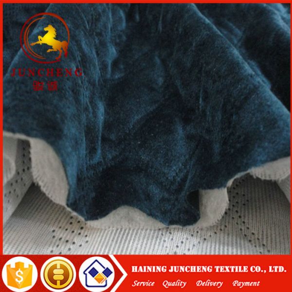 3 layers soft and warm ultrasonic fabric with cotton filling