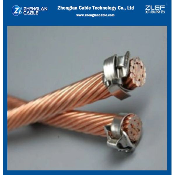 19#8AWG Copper Clad Steel Conductor ASTM Standard 30% Conductivity
