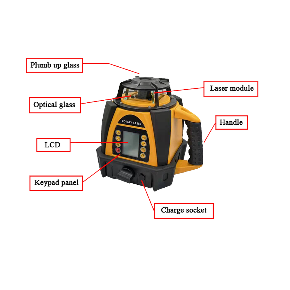 3D Green Beam Level Horizontal Laser Auto Self-Leveling Rotary Laser Machine