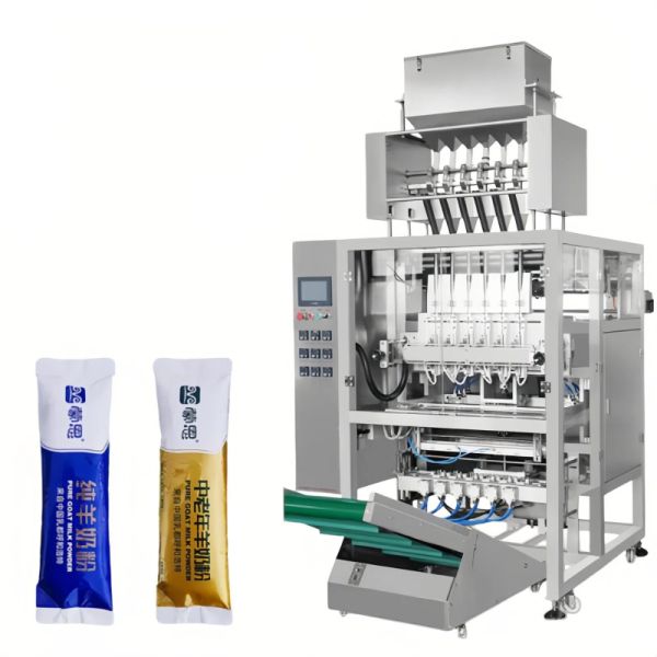 Multi Column Liquid Stick Pack Machine Back Seal Powder Packaging Machine 380V