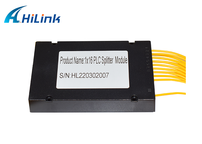 LC APC Connector 1x16 PLC Splitter 1260-1650nm G657A1 ABS Box 1M PLC Splitter Module