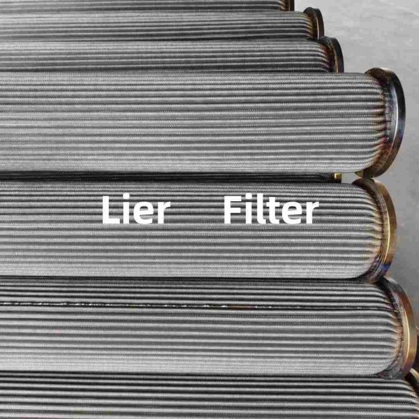 Large Filtration Area 1-300Um Pleated Filter Cartridge Used In High Molecular Polymer