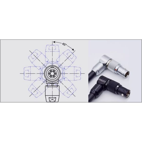 Circular waterproof manufacturer customized push pull connector cable FGG EGG 1B/0B Series 2/3/4/5/6/7/8 pin wire harness