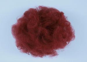China Wine Red PSF Polyester Staple Fiber Bulk 3D*28MM With Free Samples on sale
