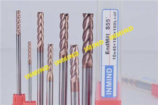 Quality TiAlN Coated CNC End Mill For Milling Machine End Mills , 75 mm - 150 mm Length for sale