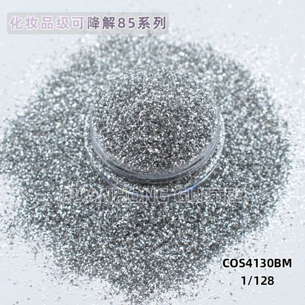 Shiny Compostable Plant Based Glitter Powder Makeup Plant Cellulose Cosmetic Grade Pigment