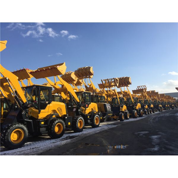 Overall Weight 3400kg SNSC Front End Loader 2 Ton With 6 Months Bucket Attachment