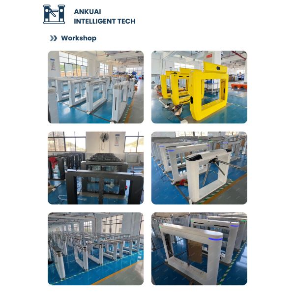 Contactless ID/IC/Face Recognition Swing Barrier Turnstile Access Control Speed Gate