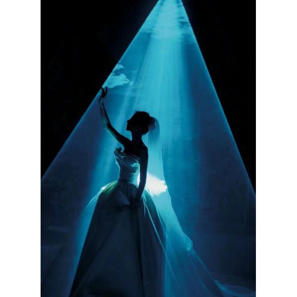 10w Rgb Laser Light Animation Beam Laser Projector Laser Show For Party Disco Wedding Round Circle