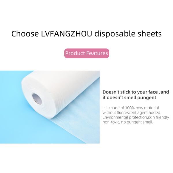 Polypropylene Hygienic Disposable Bed Sheet Rolls Breathable for Massage Spa Couch