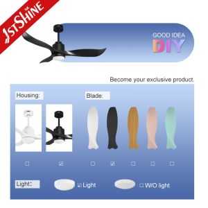 Weather Resistant 52 Inch Remote Control Ceiling Fan 360 Degree