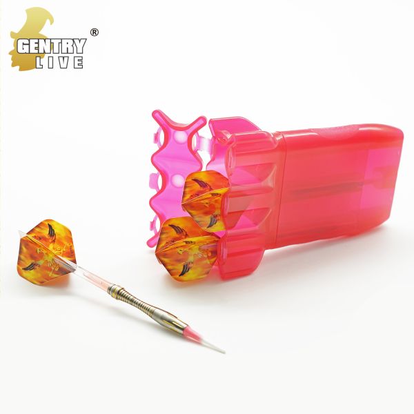 Custom High Quality Adjustable Color Transparent Plastic Dart Case