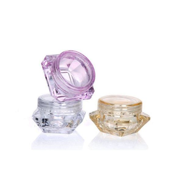 5g Diamond Shape PS Empty Eyeshadow Containers