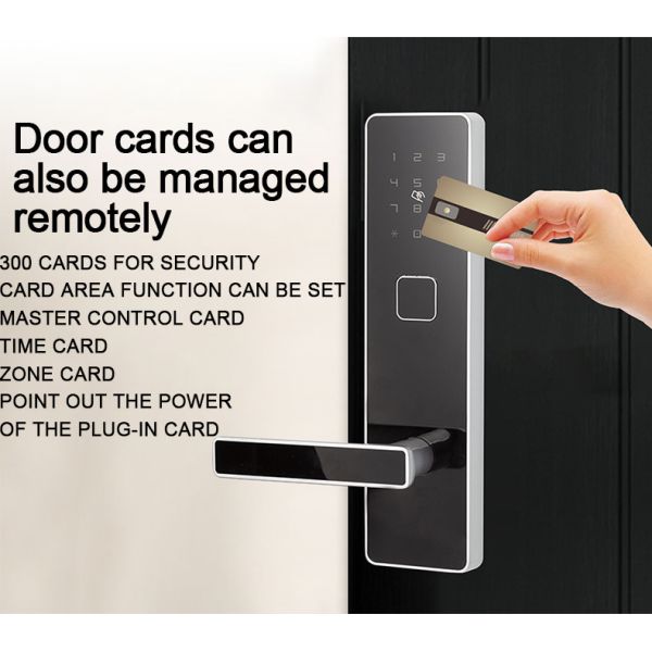 Electronic Outdoor Keypad Door Lock , Entry Door Locks High Security Silver