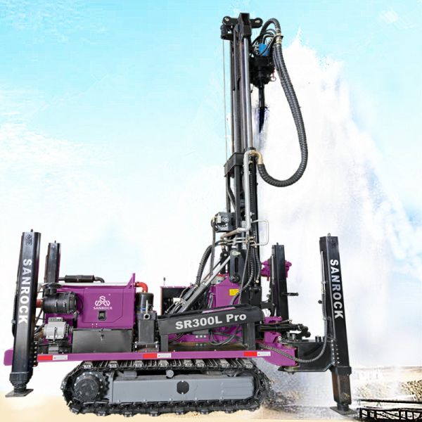 Hydraulic Water Well Drilling Rig Depth 260m Bore hole Portable Water Well Drilling Rigs