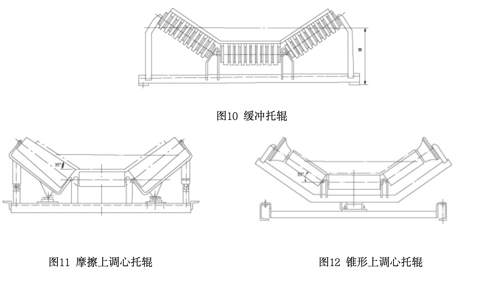 Dustproof Conveyor Carrying Roller Belt Conveyor Carrier Roller