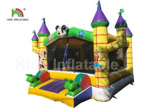 Buy cheap 0.55mm PVC Combo Mickey Mouse Commercial Jumping Castles With Step product