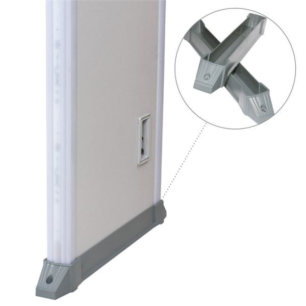 Waterproof Walk Through Metal Detector LCD Display 24 Zones AC90V~240V 50/60Hz