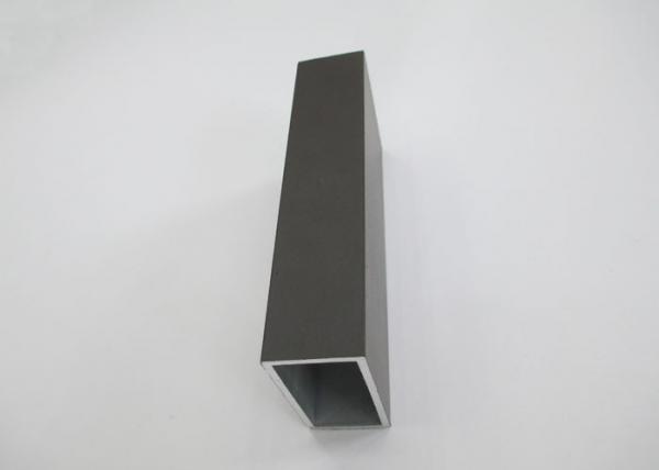 Quality Thin Wall Black Anodized Aluminum Square Tubing Height 25mm Width 60mm for sale