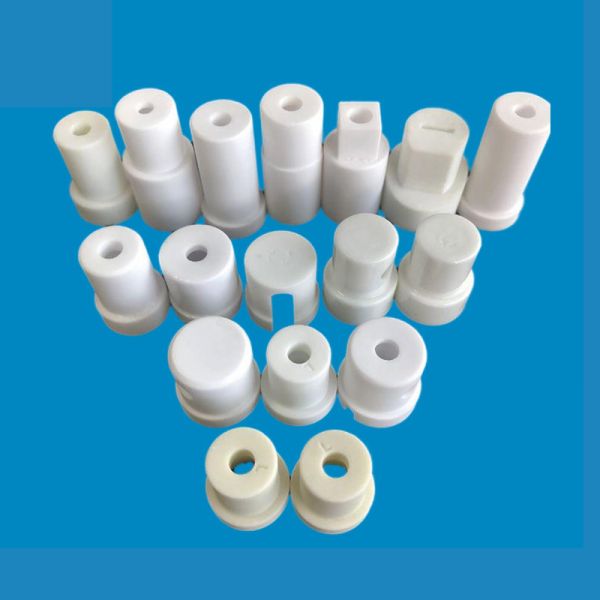Extruded 97% Alumina Based Ceramics Tubing For Electronic Manufacturing OEM