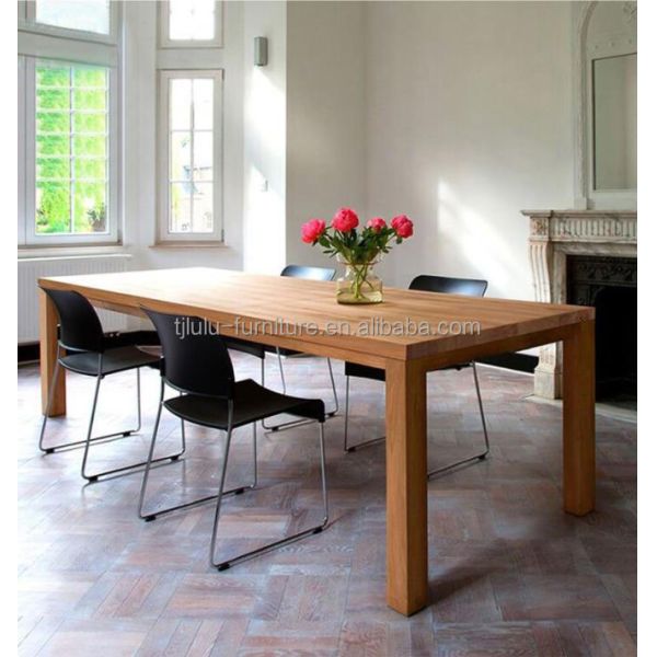 Wooden Dining Table with Modern Design and Eco-friendly Materials