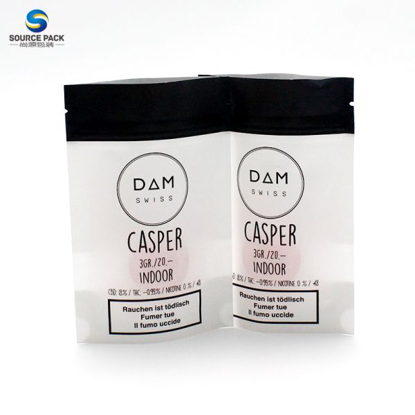 Biodegradable Stand Up Pouch Customized PLA Kraft Paper Bag for Food Packaging
