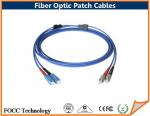 Armored Ethernet Fiber Optic Patch Cables SC to FC Multi-Mode Duplex Patch Cord