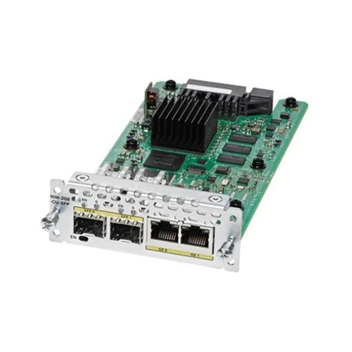 NIM-2GE-CU-SFP Cisco 2-port Gigabit Ethernet, Dual-mode GE/SFP Network Interface Module