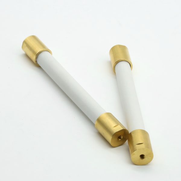 High Voltage Copper Endcaps Rating Type Cylinder Cylindrical Cartridge Ceramic Tube Fuse Link For Power Industry