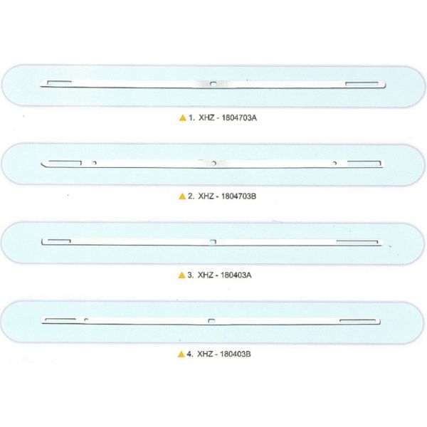 Electronic Jacquard Spare Parts Needle Loom Heald Wire 202x4.7x0.3