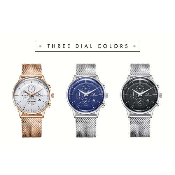 Stainless Steel Mens Quartz Watch One Year Guarantee CE ROHS SGS Approved