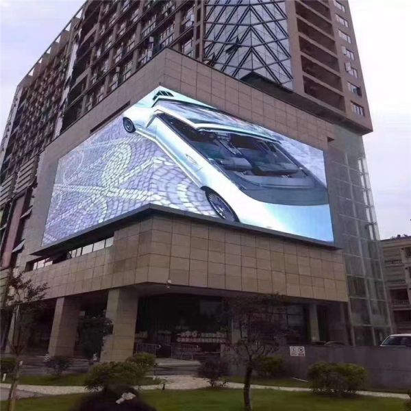 6500cd Nits 90 Degree Right Angle P10 Advertising Led Screen