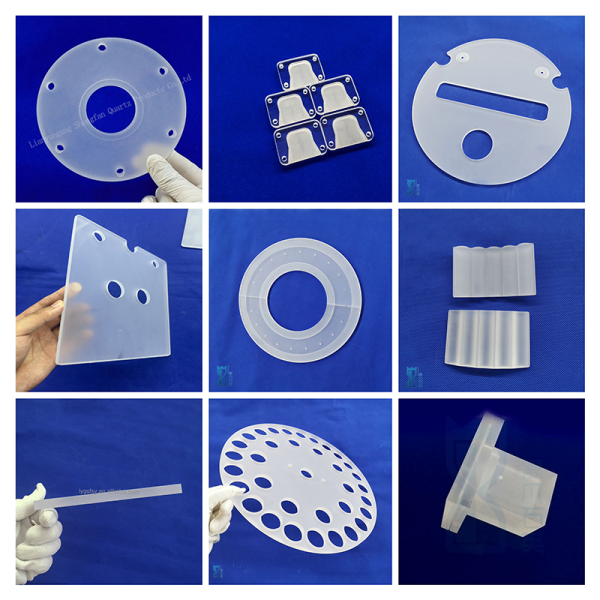 Custom Ultra-thin UV Optical Window Flake Quartz Window Sheet