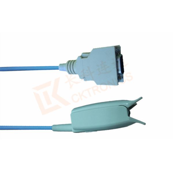 DOLPHIN Spo2 Probe Sensor 14 Pin Reusable SpO2 Sensor Adult Finger Clip