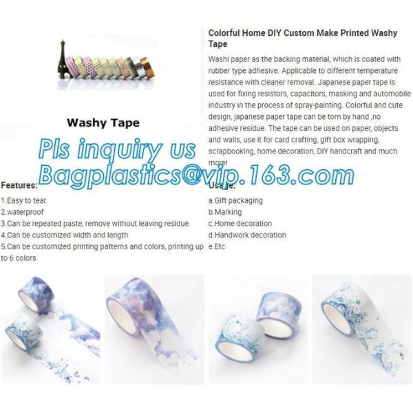 Washi Paper Masking Tape For Car Painting And Decorative,Washi Tape,Assorted Design Washi Tape Decorative School Station