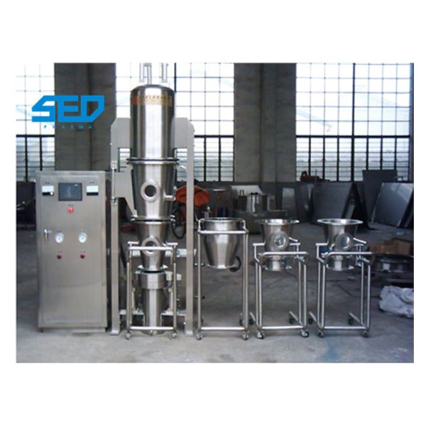 Stainless Steel Pharmaceutical Dryers Fluid Bed Dryer Granulator For Powder Materials