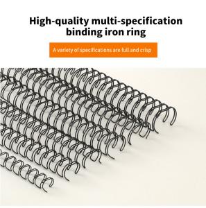 Buy cheap Nylon-Coated double Wire-0 Double Loop Spiral O Double Loop Binding Wire Twin Ring Loop Wire in spools &amp; Pre cut boxes product