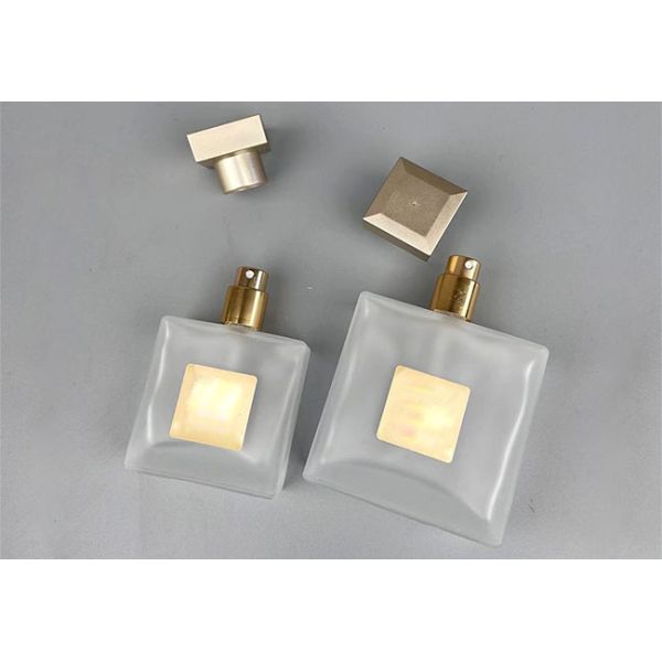 50ML Empty Frosted Glass Perfume Bottle Customized