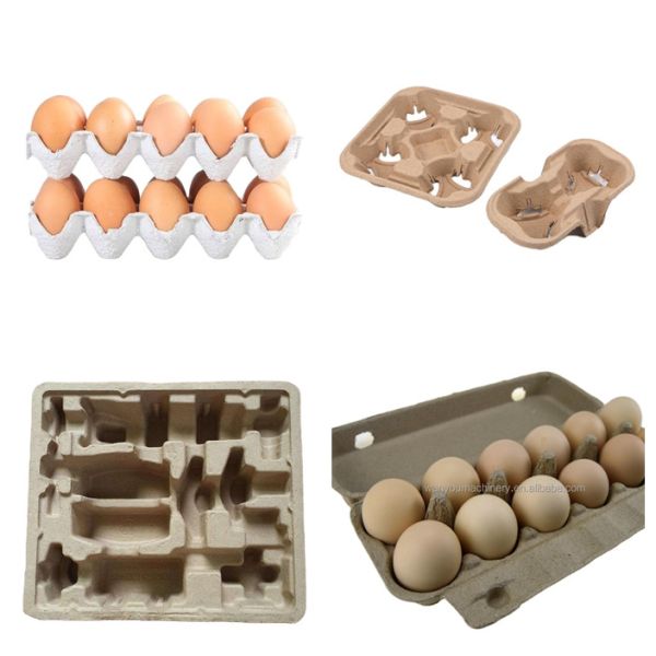 Simple Design Semi-Automatic Small Paper Egg Tray Machine Production Line without Dryer Low Energy Consumption