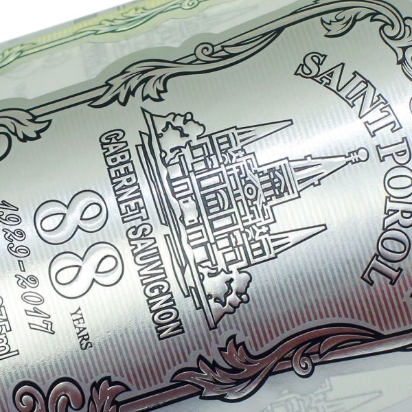 Personalized Custom Wine Bottle Stickers Reusable Eco Friendly