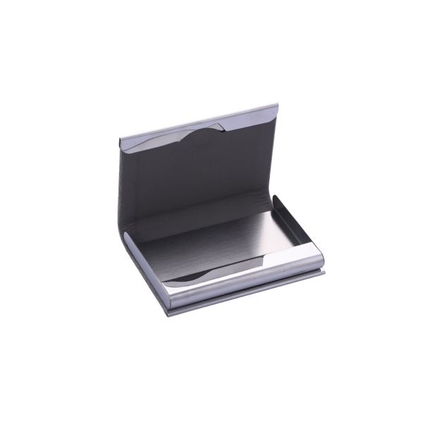 Metal Business Card Holder With Snap Closure Rectangle Business Card Case