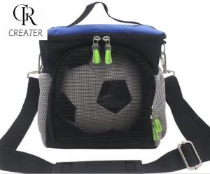China Polyester Soccer Sport Bags , Outdoor Black Basketball / Football Carrying Bag on sale