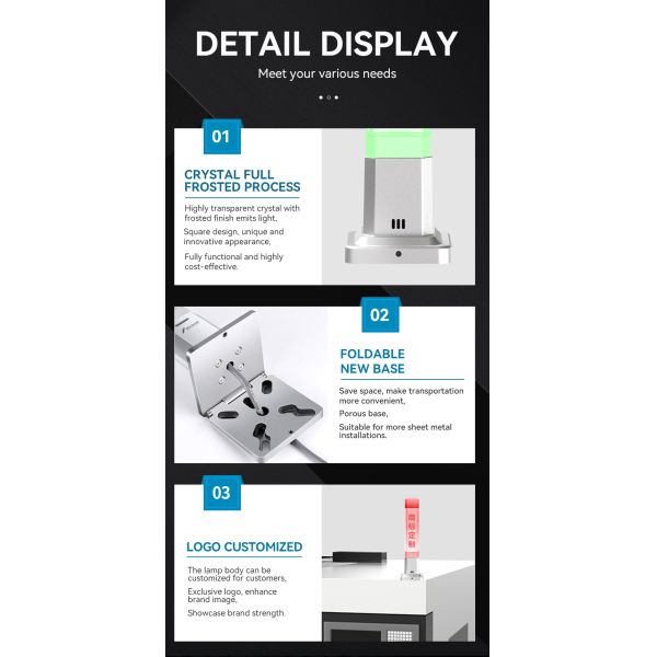 Single Layer Machine Tower Lamp Three Color Led Tower Light With No Dimmer Support