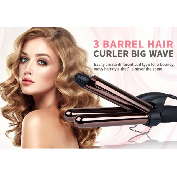 3 Barrel Curling Iron Wand