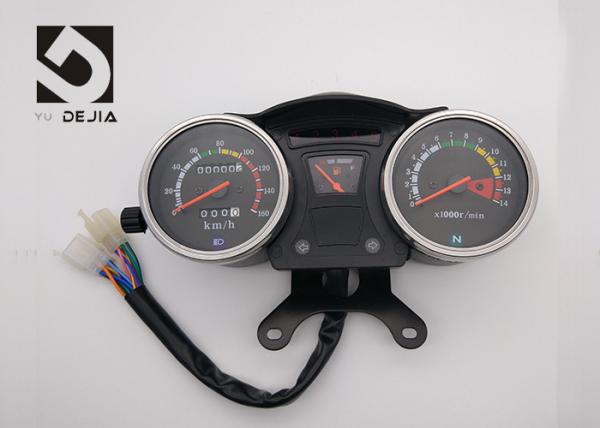 Quality Black Motorcycle Digital Odometer , Digital Speedometer And Tachometer For Motorcycle for sale