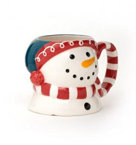 Buy cheap 3d Mug Snowman Ceramic  Porcelain Christmas Mugs Ceramic 3d Mug In Santa Design product