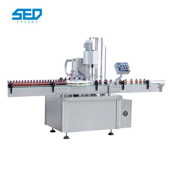 Adjustable Single Head Automatic Capping Machine Glass Plastic Bottle Capper Machine