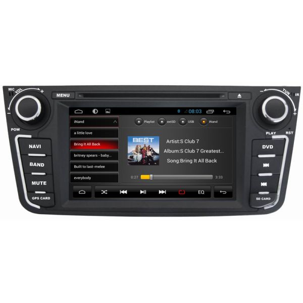 Ouchuangbo car raadio dvd for Geely EX7 with 1080P HD video decode playing android 6.0