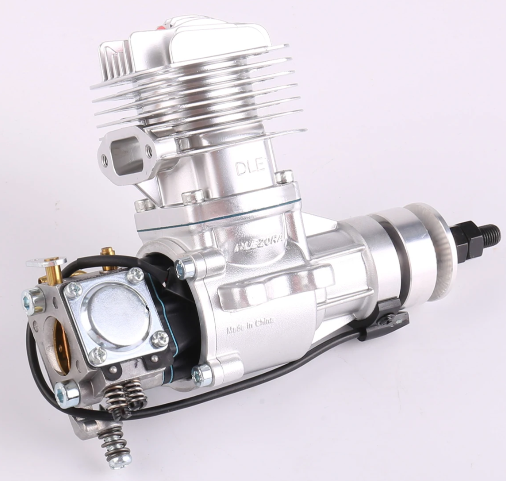 Dle Original New 20cc Ra Gasoline Engine For Rc Model Two Strokes Single Cylinder Rear Exhaust Natul Air