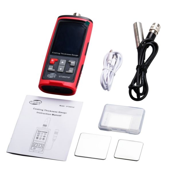 GT280FNF Digital Coating Thickness Gauge Non Destructive Testing For Car Painting Industry